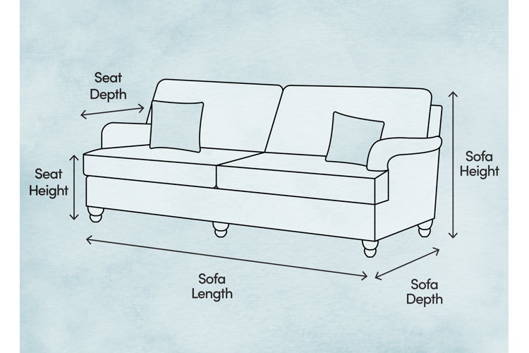 Sofa Dimensions How to Choose the Right Size Sofa for Your Home Wayfair